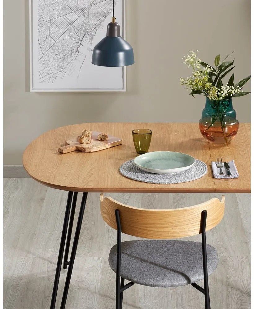Rozkładany stół w dekorze dębu 90x140 cm Novac – Kave Home