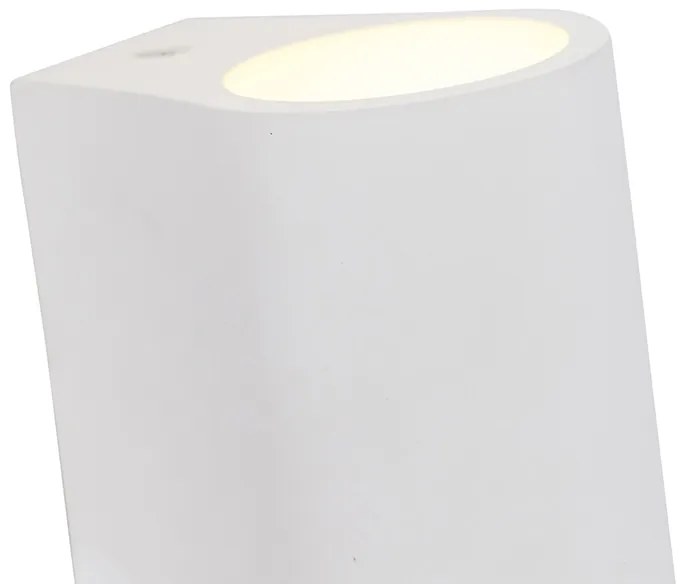 Nowoczesna lampa ścienna biała - Tubo