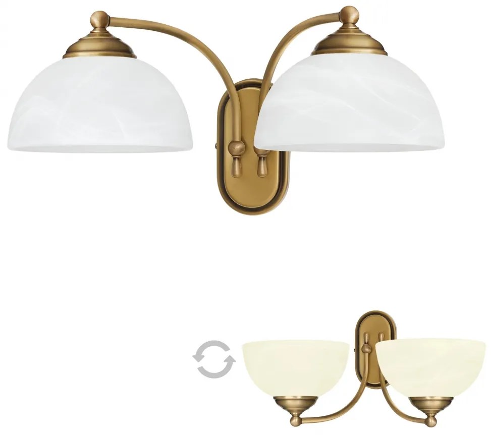 Kinkiet z mosiądzu V-K2