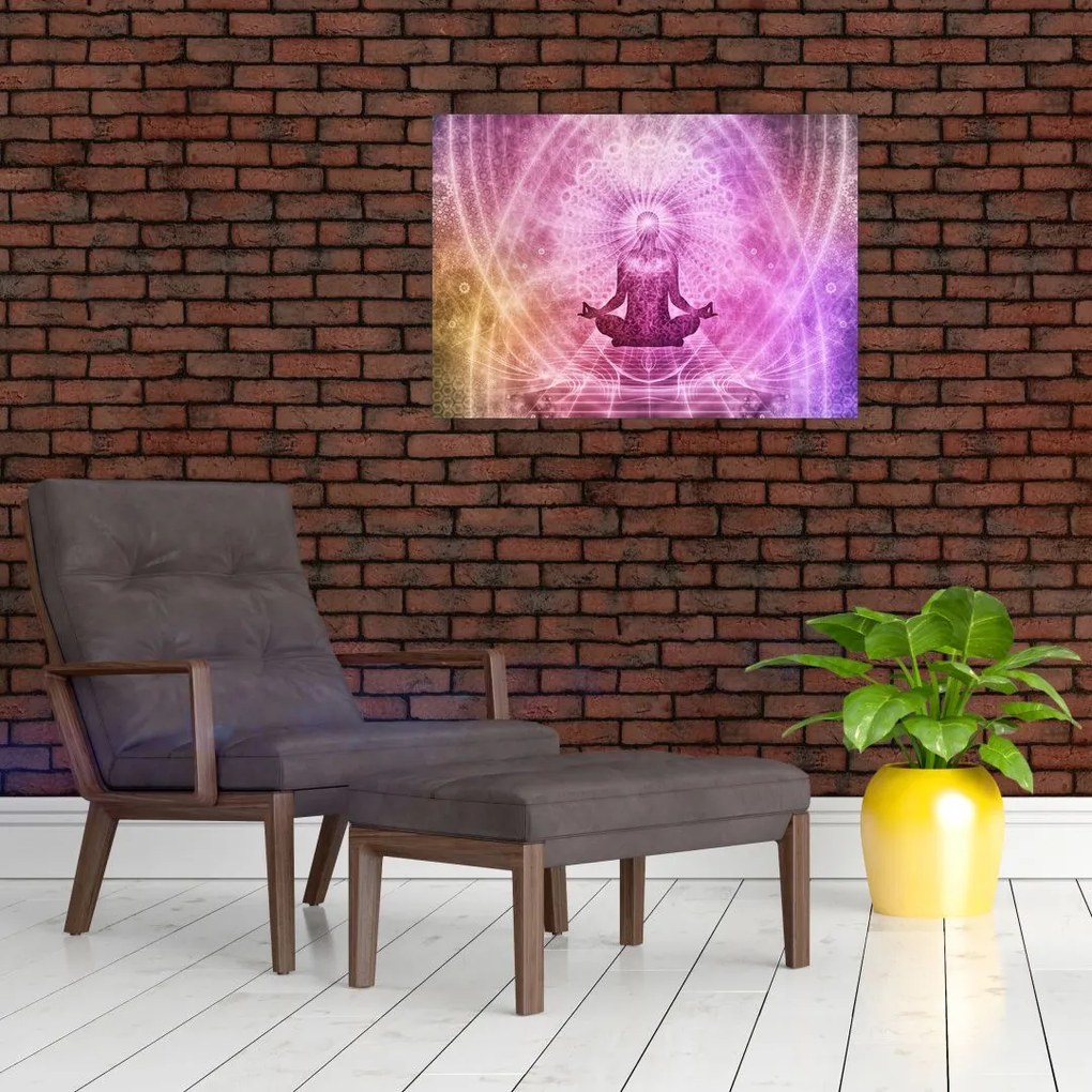 Obraz - aura medytacji (70x50 cm)