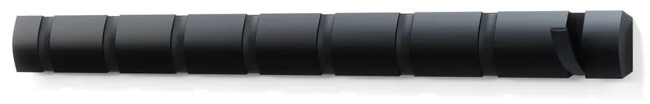Czarny wieszak ścienny z drewna jesionowego Flip – Umbra
