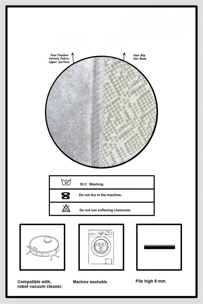 Kremowe dywaniki łazienkowe zestaw 2 szt. 60x100 cm Bounde – Foutastic