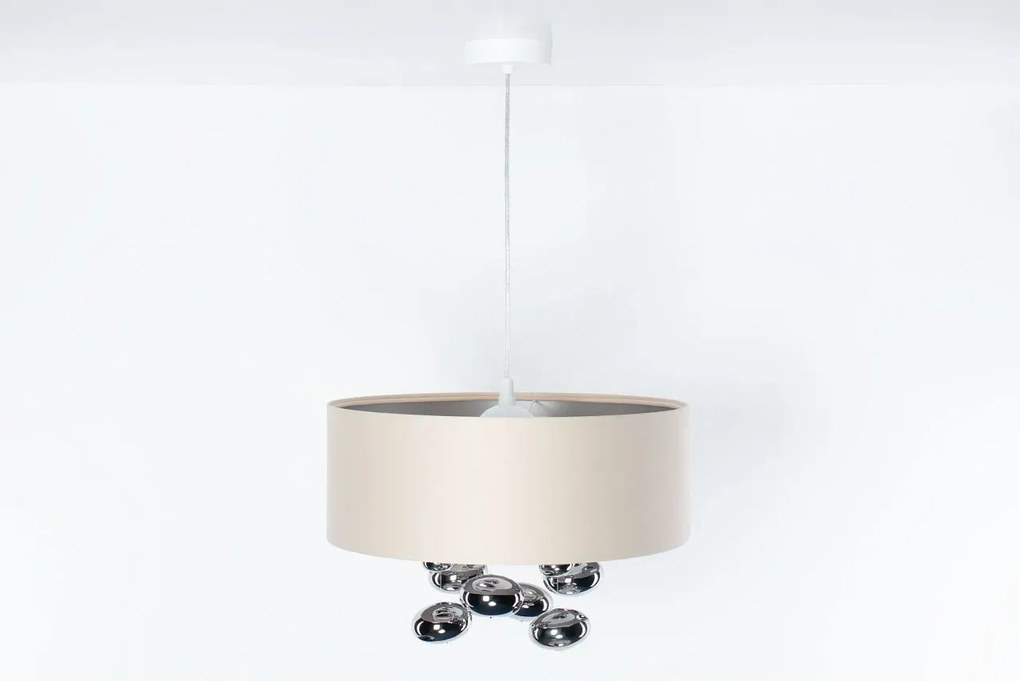 Lampa wisząca BUBBLE LIGHT 60cm kremowa BPS KONCEPT