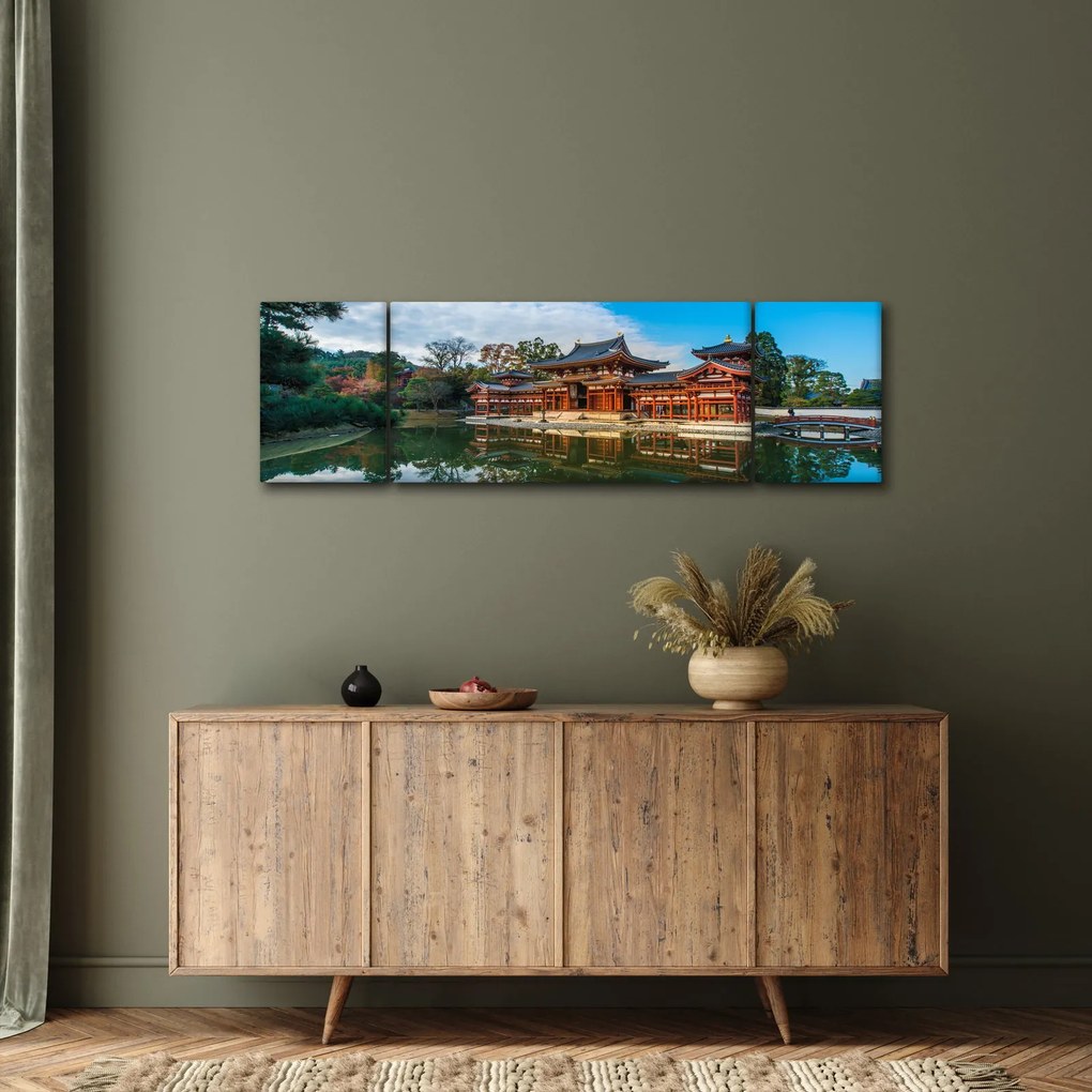 Obraz - Świątynia Byodo-in, Japonia (170x50 cm)