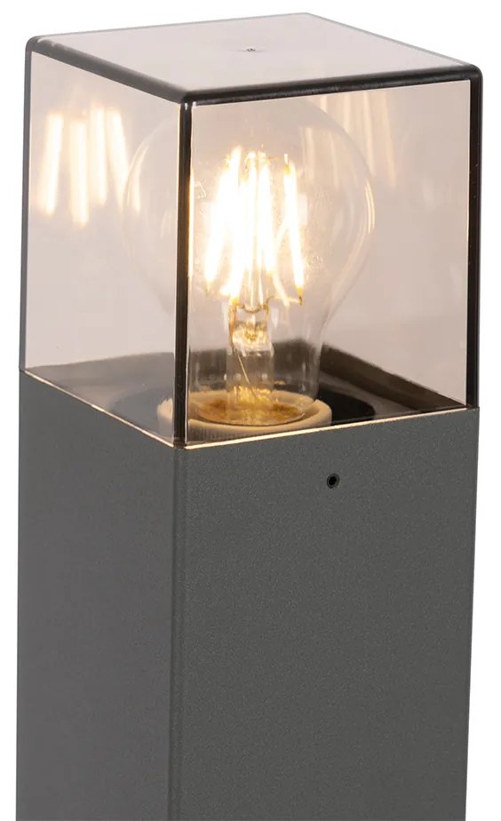 Zewnetrzna Nowoczesna lampa podłogowa zewnętrzna 50 cm ciemnoszara IP44 - Denmark Nowoczesny Oswietlenie zewnetrzne