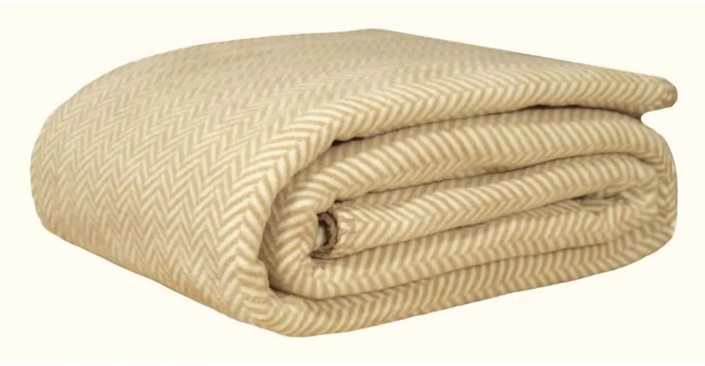 Beżowo-kremowa narzuta na łóżko dwuosobowe 200x220 cm Twin – Oyo Concept