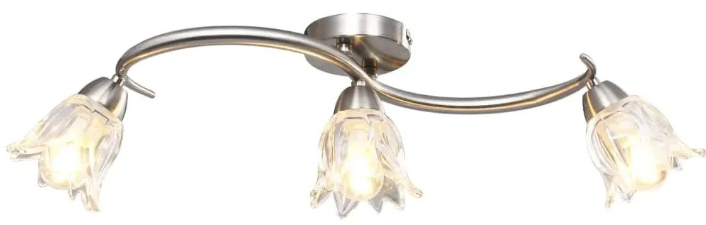 Lampa listwa sufitowa ze szklanymi kloszami - 3X EX208 E4-M32