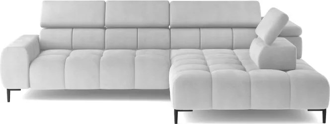 Narożnik PLAZA L Prawostronny w tkaninie Solar 80 WERSAL