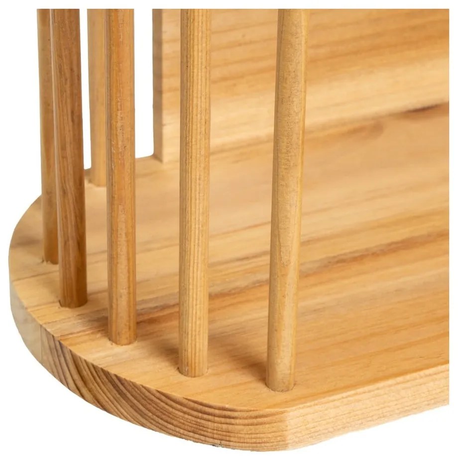 Półka na zdjęcia z litego drewna topolowego 60 cm Aspen – Casa Selección