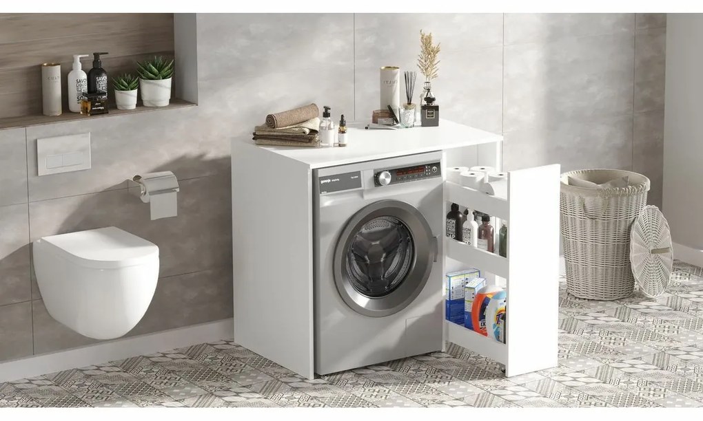 Szafka do pralki Saly White