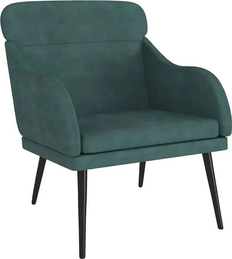 Elegancki ciemnozielony fotel wypoczynkowy B3-P01