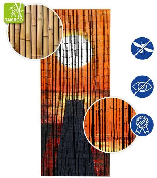 Zasłona bambusowa 90x200 cm