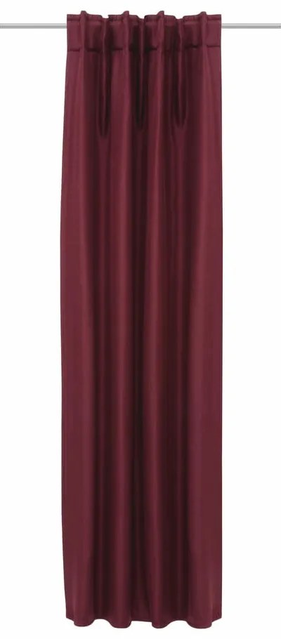 Czerwona zasłona termiczna częściowo zaciemniająca (dimout) 135x245 cm Uni – Sehlbach