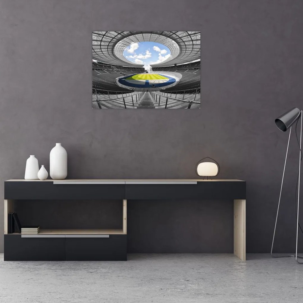 Obraz - stadion piłkarski (70x50 cm)