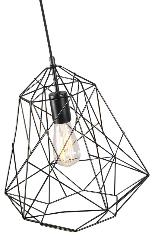 Inteligentna lampa wisząca w stylu industrialnym czarna w komplecie z wifi ST64 - Framework Basic Nowoczesny Oswietlenie wewnetrzne
