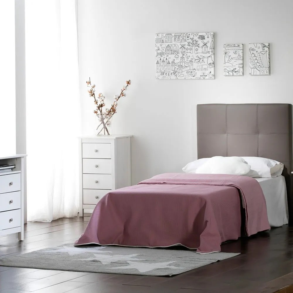 Biała wysoka komoda z litego drewna sosnowego 46x80 cm Berna – Marckeric