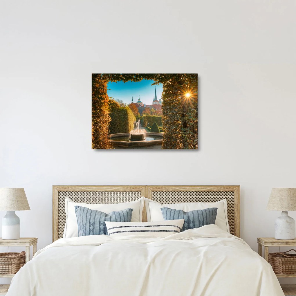 Obraz na szkle - Pałac Wallensteina (70x50 cm)