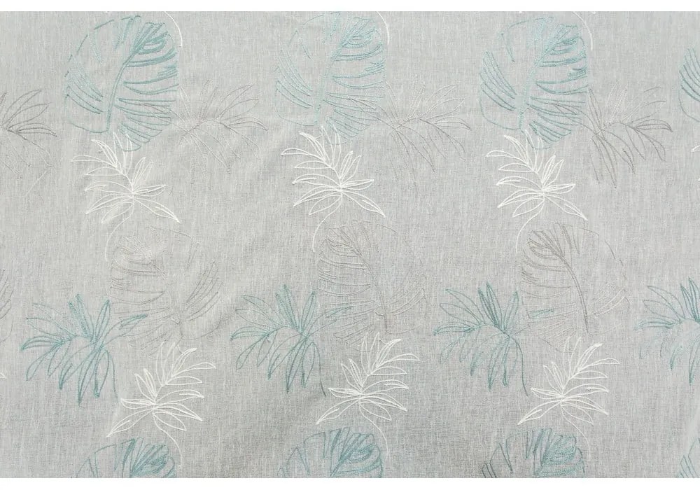 Biało-niebieska firanka 140x260 cm Cybele – Mendola Fabrics