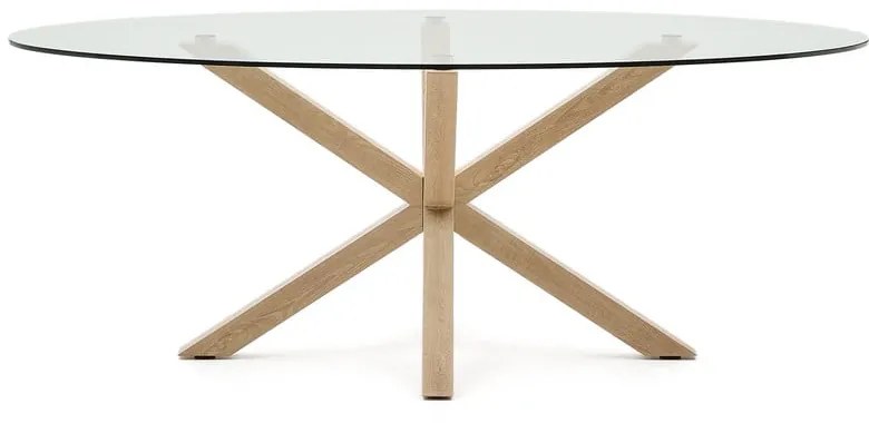 Stół ze szklanym blatem 100x200 cm Argo – Kave Home