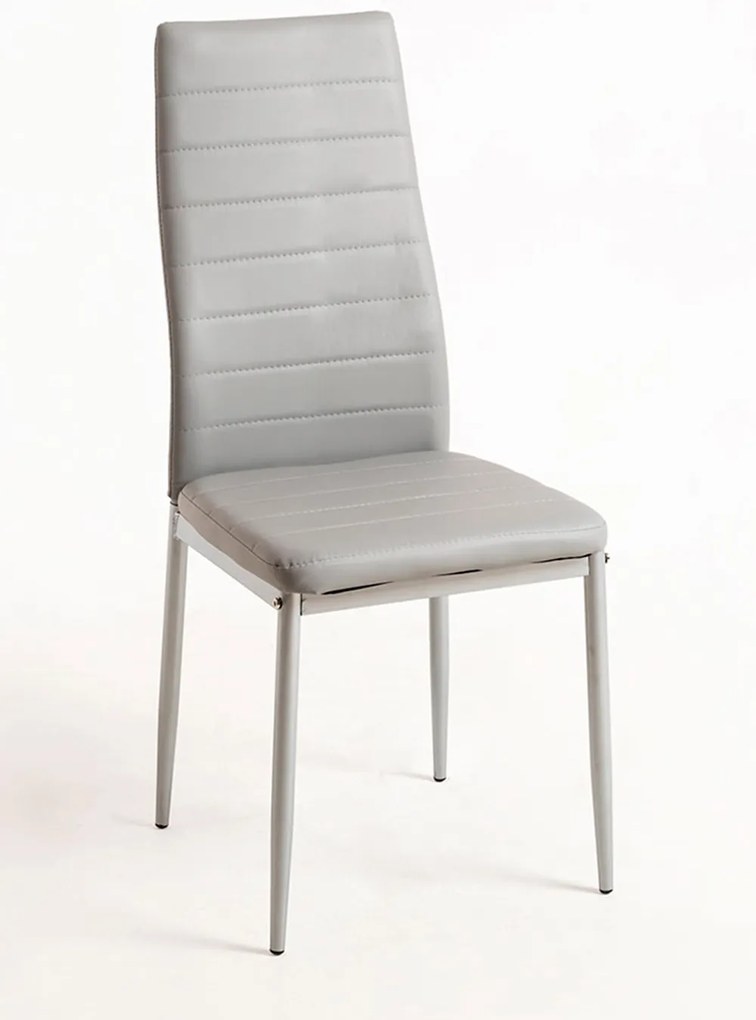 Pakiet 4 krzese Lauter ze sztucznej skóry