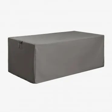 Pokrowiec Ochronny Na Prostokątny Stół Ogrodowy Otley Gris Antracita & 190 X 105 Cm - Sklum
