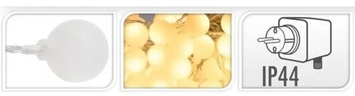 Zewnętrzne oświetlenie LED String lights, 80 żarówek