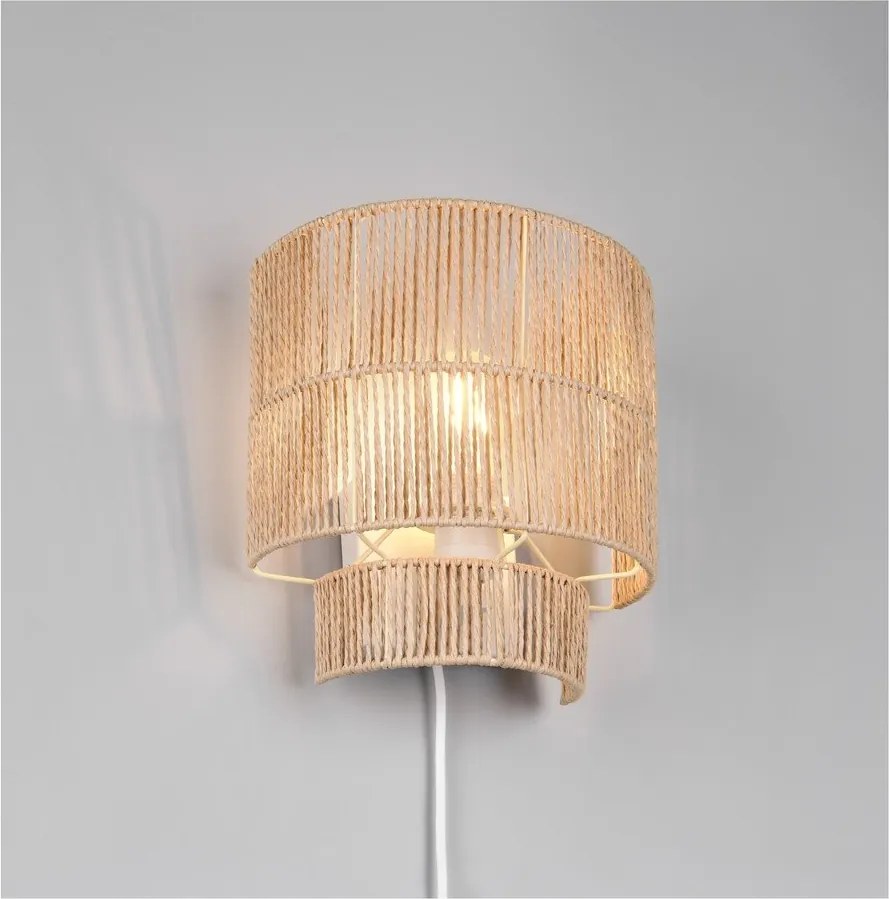 Kinkiet na USB w naturalnym kolorze Satna – Reality