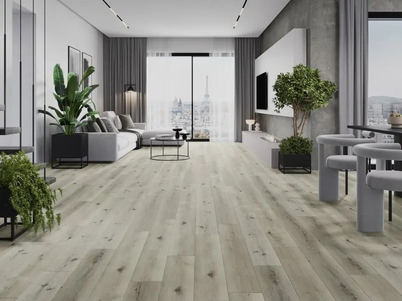 Mexen Silver Lake panele winylowe 1240 x 182 mm SPC 6,5 mm, podkład IXPE 1,5 mm, 4 V-Fuga, Dąb - F1034-1240-182-505-4V1-01