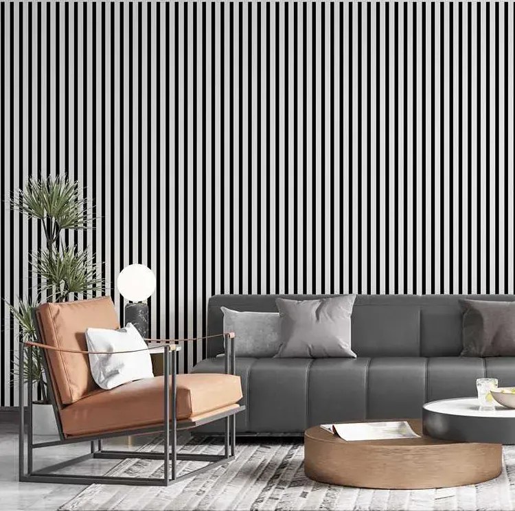 Akustyczne panele lamelowe 2 szt. biały mat W7-F27