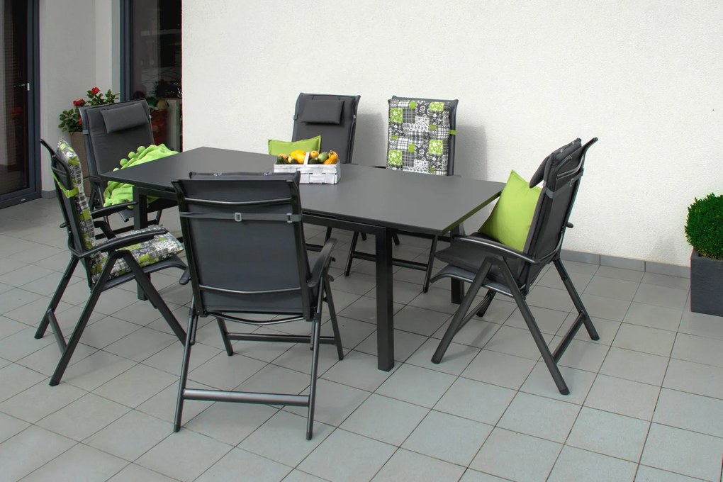 Doppler FIRENZE - rozkładany stół aluminiowy 180/240 x 90 x 75 cm - Towar z drobną wadą (N580)