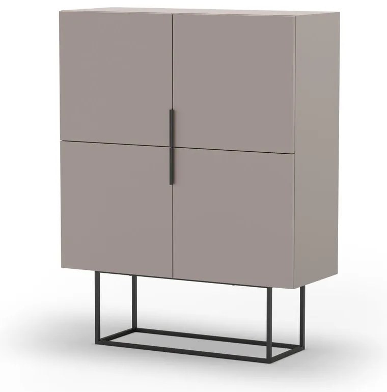 Szarobeżowa szafka 100x130 cm Titan – Marckeric