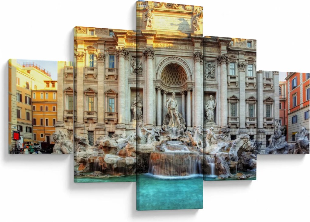 Obraz - Fontanna di Trevi (125x70 cm)
