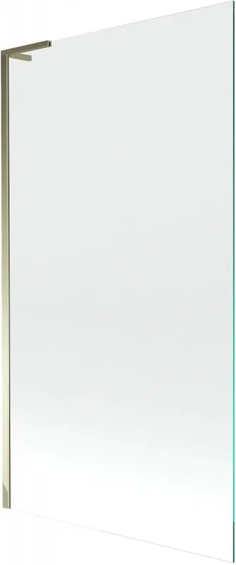 Mexen Next L parawan nawannowy 1-skrzydłowy 100 x 150 cm, transparent, złoty - 895-100-000-03-00-50