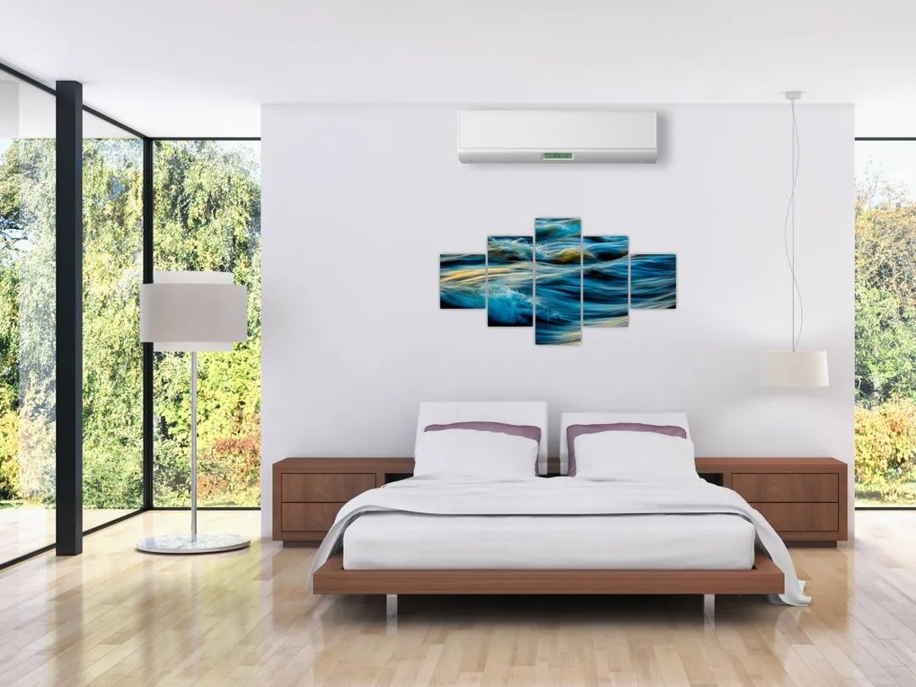 Obraz - Fale (125x70 cm)