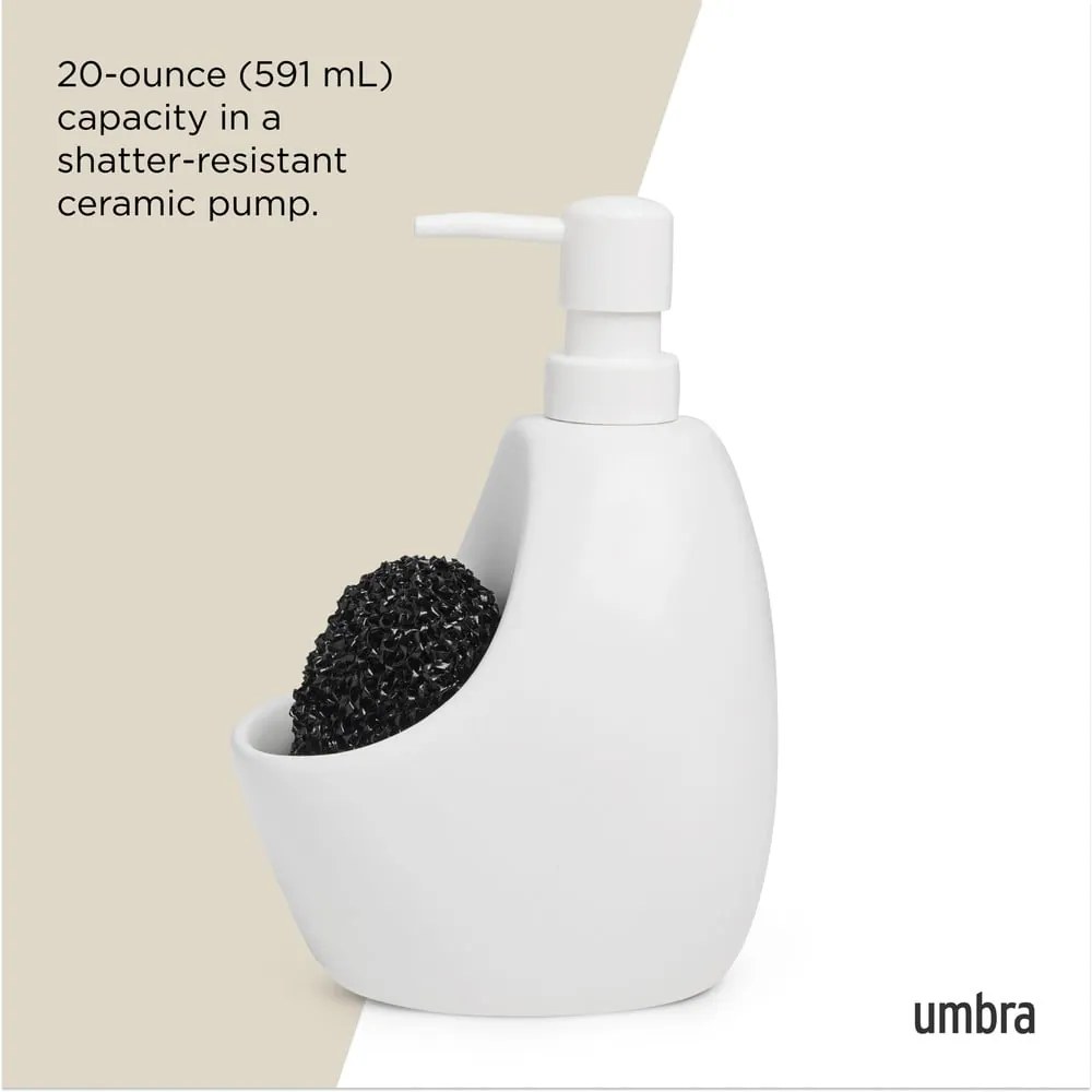Biały ceramiczny dozownik do mydła 590 ml Joey – Umbra