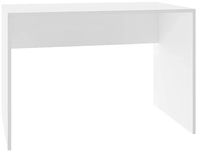 Białe minimalistyczne tanie biurko - Terano Silver Active 3X
