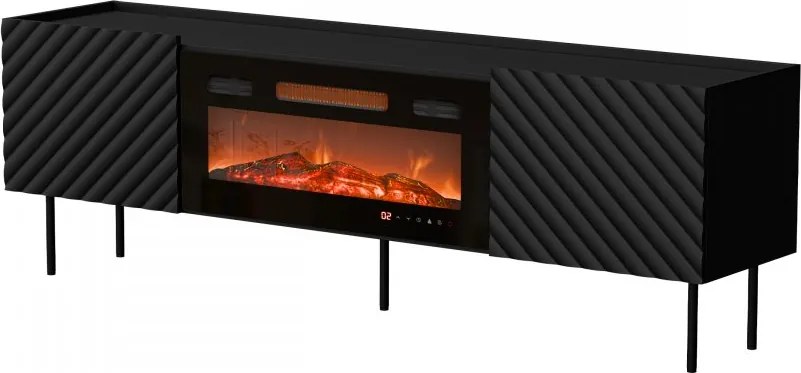 Szafka RTV z kominkiem Gretzo 180 2D