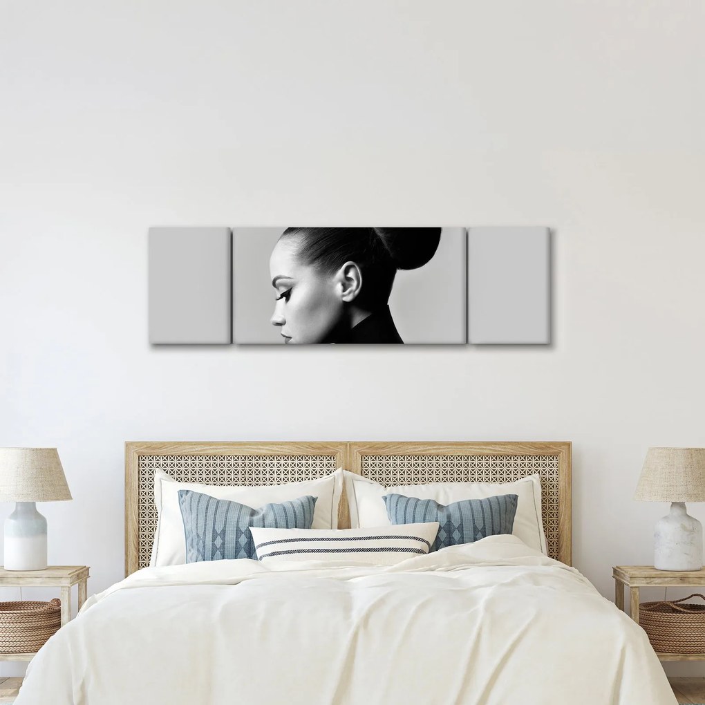 Obraz - Profil pięknej kobiety (170x50 cm)