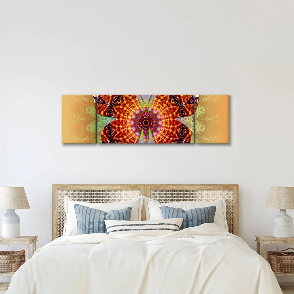 Obraz - Etno motyl (170x50 cm)