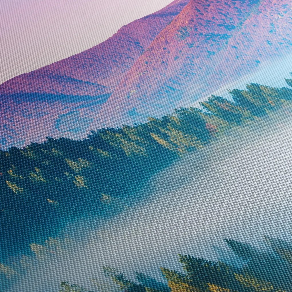 Obraz - Panorama 2 (z zegarem) (90x30 cm)