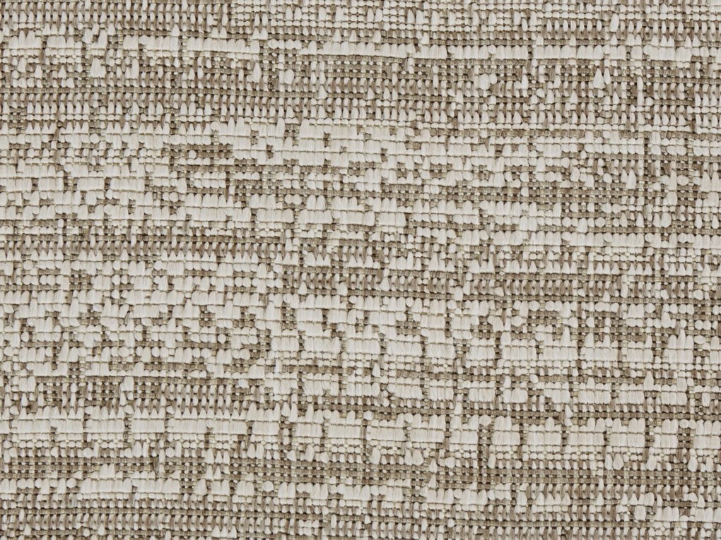 Dywan dwustronny zewnętrzny Gemini chodnikowy brązowo-kremowy 80 cm x 350 cm