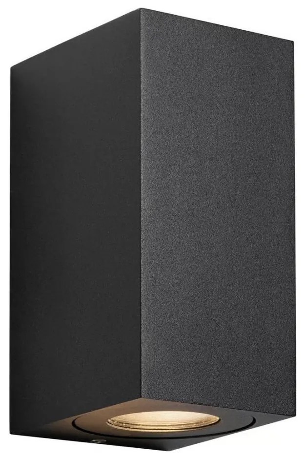 Nordlux - Zewnętrzny kinkiet CANTO 2xGU10/28W/230V IP44 czarny