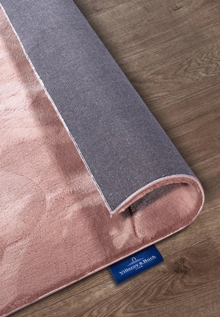 Dywan pluszowy Leon Villeroy & Boch pudrowy róż 160 cm x 230 cm