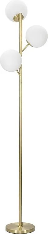 Lampa Podłogowa Glamy 3 Źródła Światła Złoty Metal Ø 36x190 cm