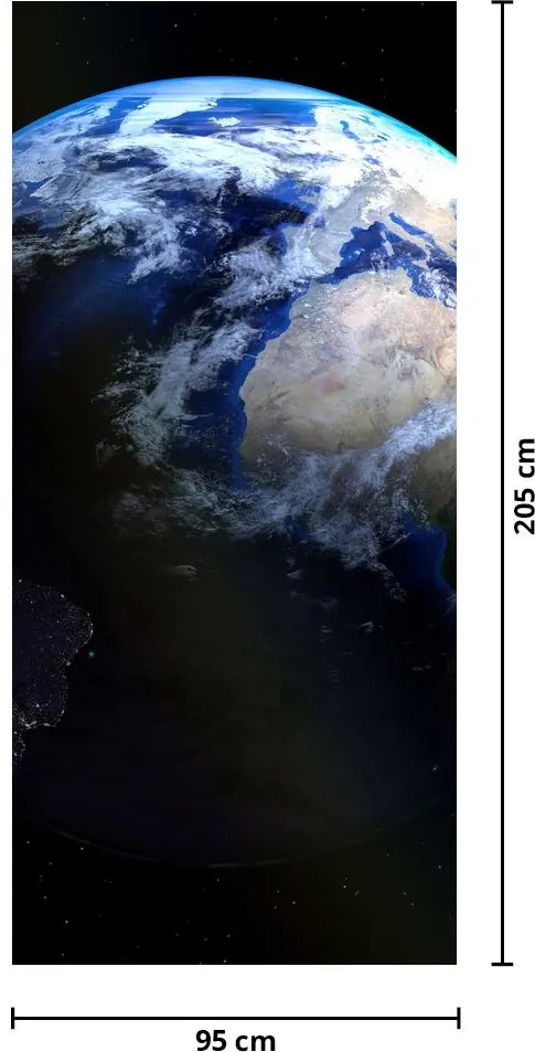 Fototapeta na drzwi - Planeta Ziemia (95x205cm)
