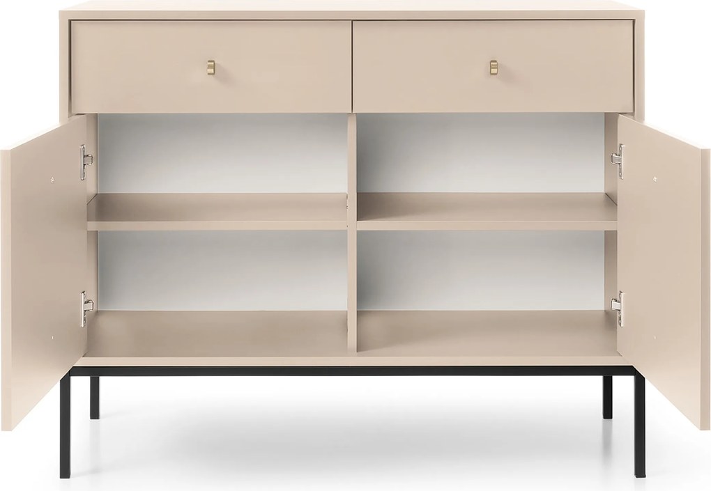 Komoda MONDO 104 cm do Salonu Sypialni Odcienie beżu