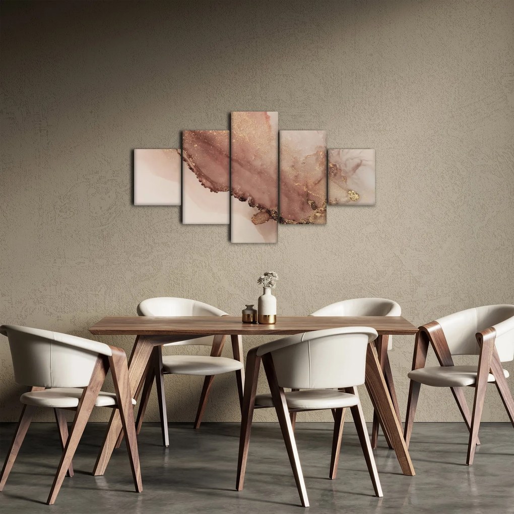 Obraz - Złoty brokat (125x70 cm)