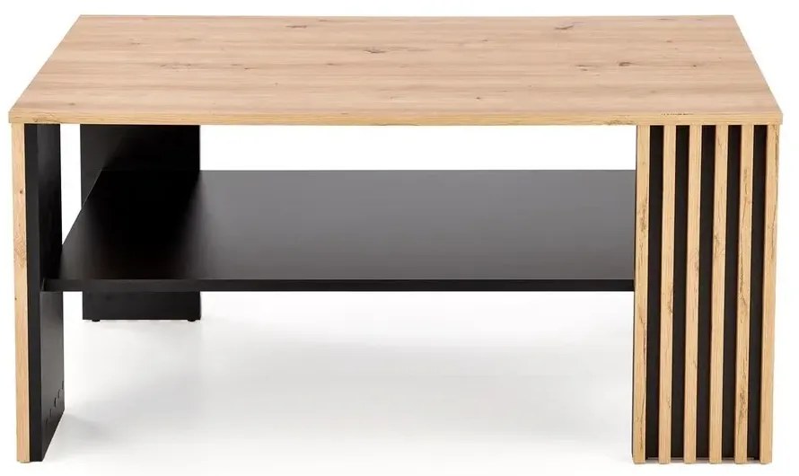Ława FEMINA 110x65 dąb artisan/czarna - powystawowa HALMAR