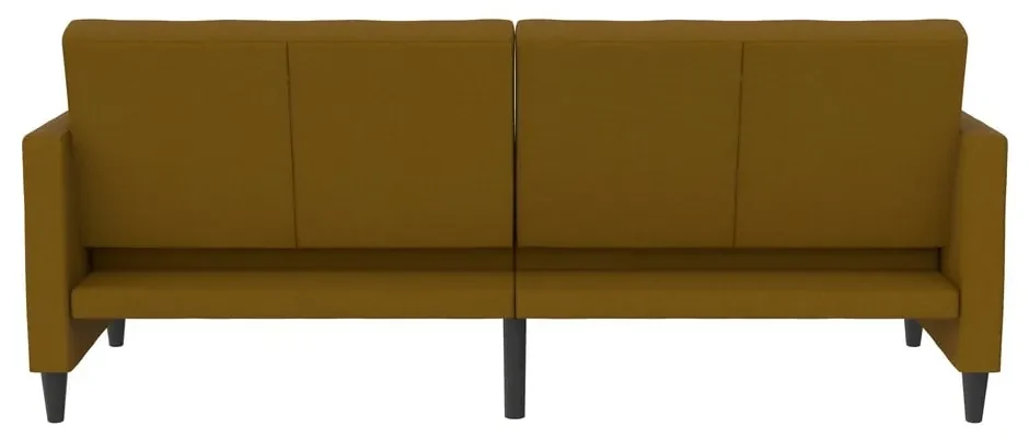 Żółta rozkładana sofa 86 cm Celine – Støraa
