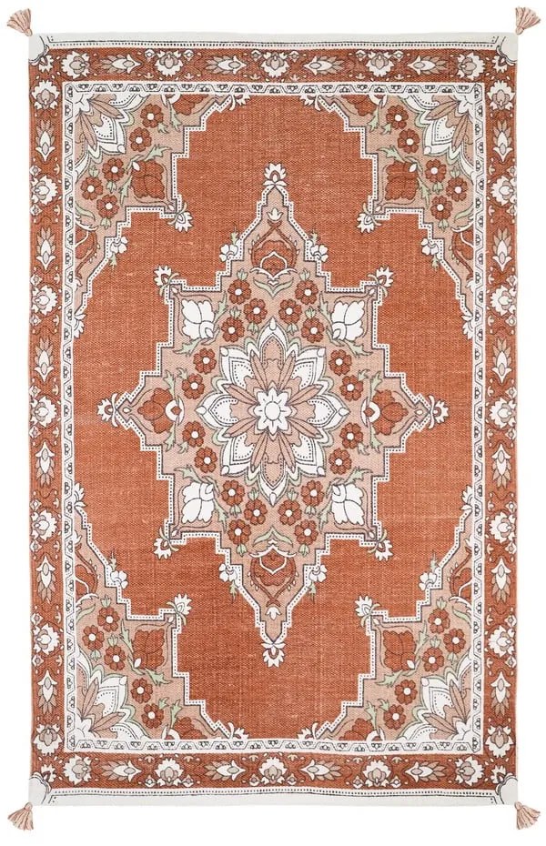 Pomarańczowy dywan dziecięcy 100x150 cm Lalitha – Nattiot